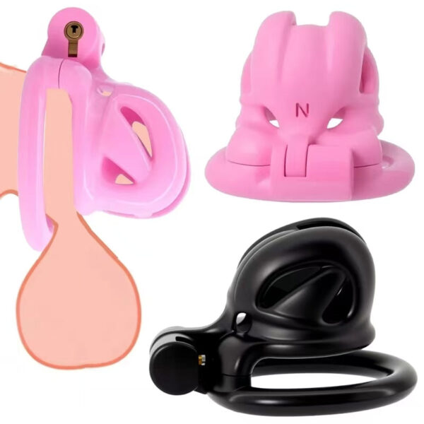 3D_Mini_Viper_Chastity_Cage_With_4_Rings.jpg 3D Mini Viper Chastity Cage With 4 Rings