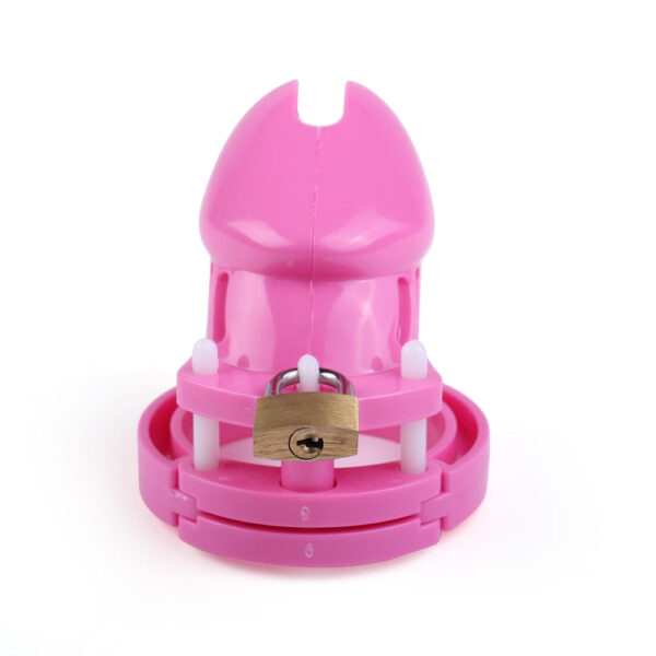 3_219e5651-c96f-4cd4-b369-a9aa422d517a.jpg Pretty In Pink Chastity Cage in alternate gallery view 5
