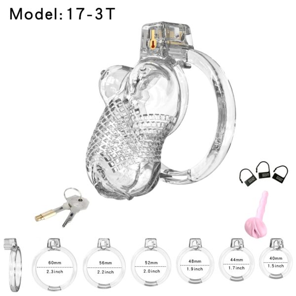 ABS Male Chastity Cage in alternate gallery view 19