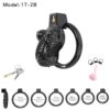 ABS Male Chastity Cage feature details graphic 12