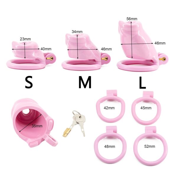 Dog penis Male Chastity Cage in alternate gallery view 3
