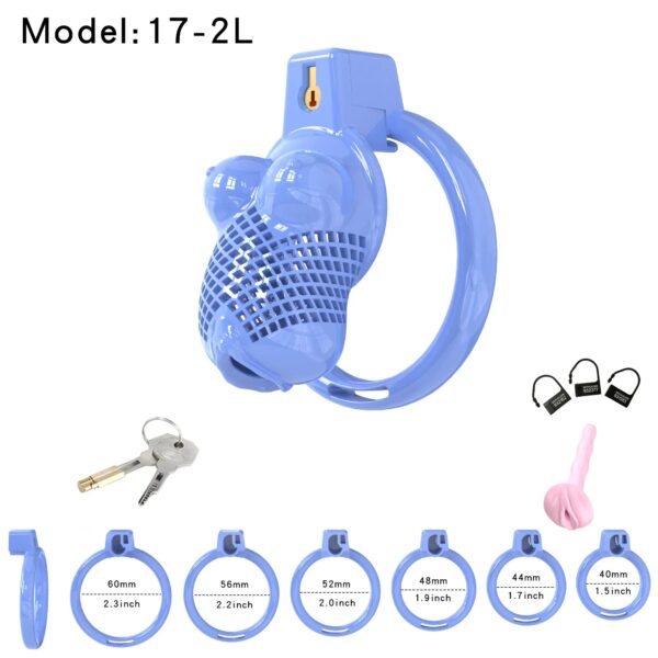 ABS Male Chastity Cage feature details graphic 21