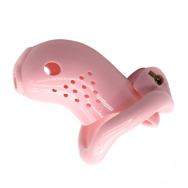 SissyPrison-PinkPlasticChastityDevice_2.jpg Sissy Prison - Pink Plastic Chastity Cage in alternate gallery view 3