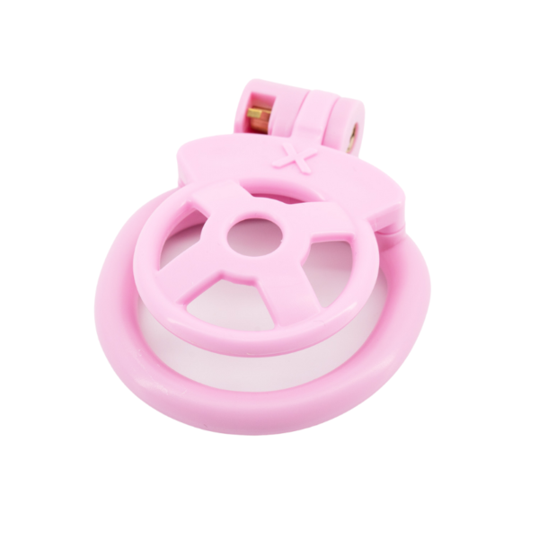 TheXtremeBetaCageFlatResinCockCagePink_3.png The X Chastity Cage: Flat Resin Cock Cage in alternate gallery view 3