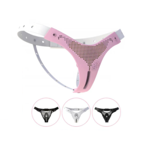 adjustable-chastity-belt-for-husband_1.png Adjustable Men's Chastity Belt with Pink Option, Resin and TPU, product view