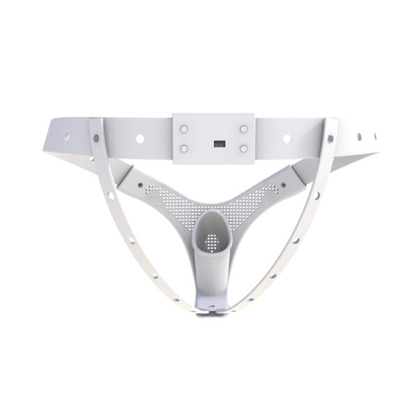 Adjustable Men's Chastity Belt with Pink Option, Resin and TPU, gallery view 10