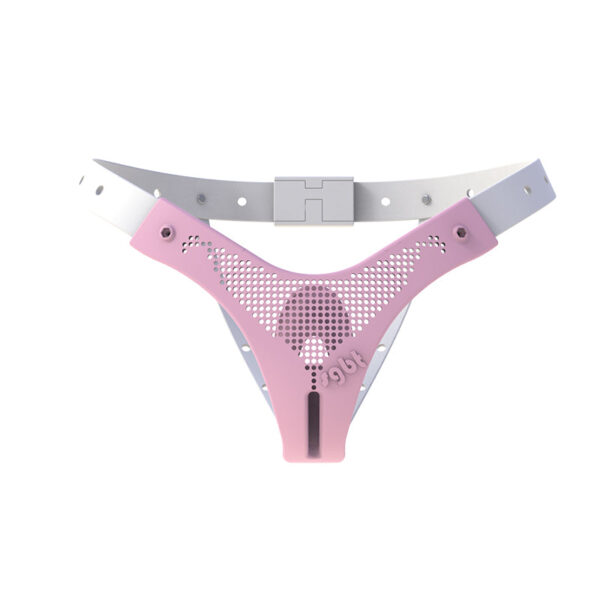 Adjustable Men's Chastity Belt with Pink Option, Resin and TPU, gallery view 4