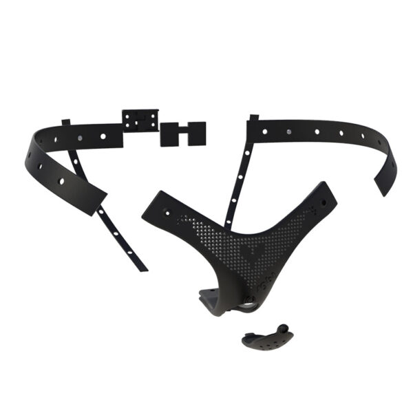 adjustable-tightness-chastity-belt-for-women_3.jpg Adjustable Female Chastity Belt with Pink Option, Resin and TPU, gallery view 3