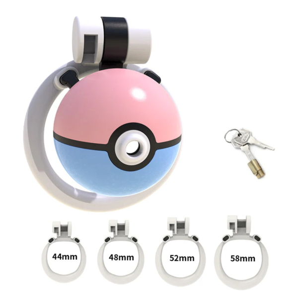 baby-dream-chastity-cage_2.png Baby Dream Chastity Cage dimensions showing 44mm, 48mm, 52mm