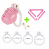 Bow Pot Lid Chastity Cage 11