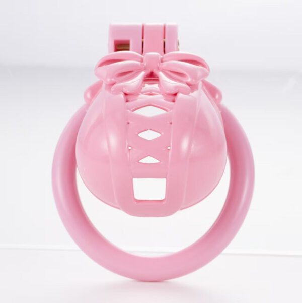 Bow Pot Lid Chastity Cage 6