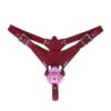 candy-heart-chastity-cage-with-optional-vibration-and-belt-03-pink-with-belt.jpg Pink Candy Heart chastity cage with red PU leather waist belt