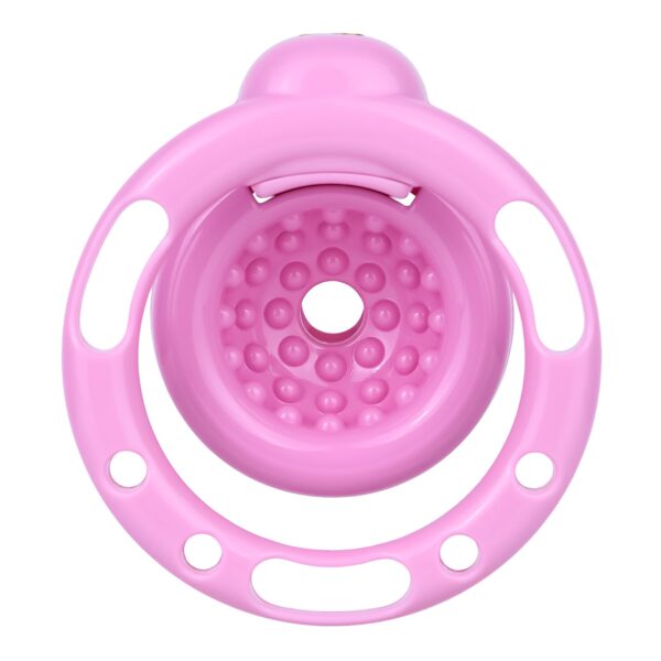 candy-heart-chastity-cage-with-optional-vibration-and-belt-09-pink-rear-detail.jpg Rear view of the pink Candy Heart chastity cage