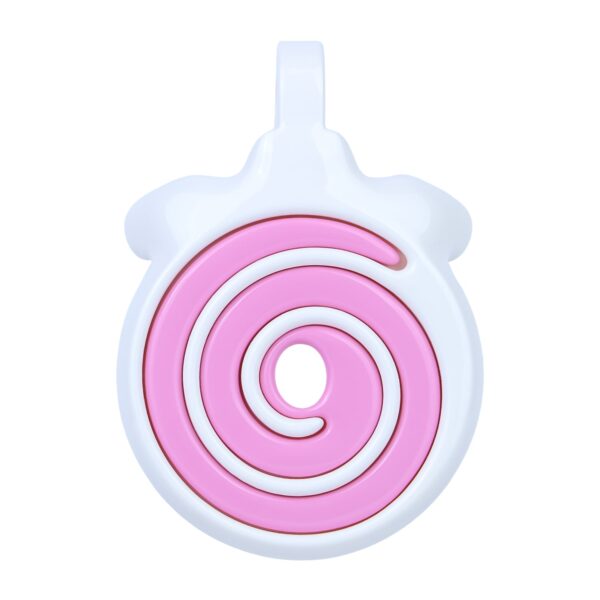 Pink spiral front plate detail