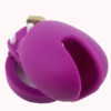 CB6000 Silicone Chastity Cage Purple in alternate gallery view 6