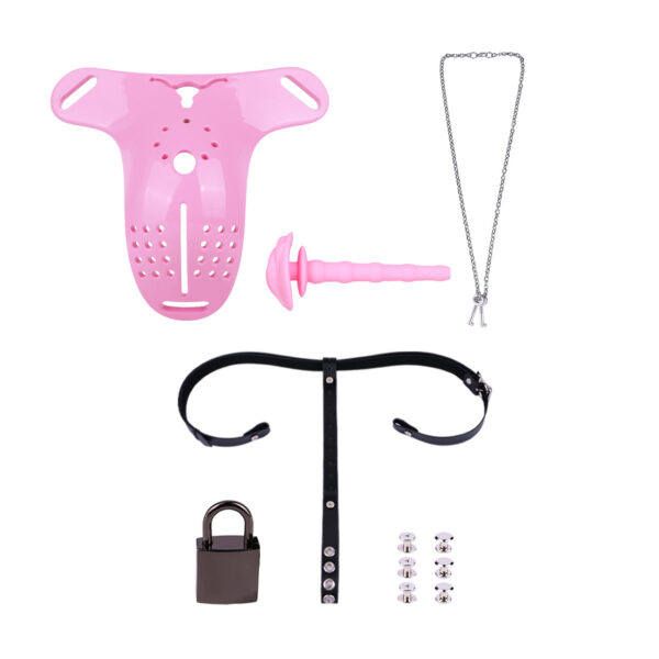 cross-dressing-chastity-belt_14.jpg Cross-Dressing Chastity Belt with Pink Elastic Strap - 16