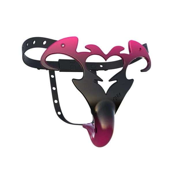 devils-eye-succubus-belt_5.png Black Devil's Eye Succubus resin and TPU belt, front view