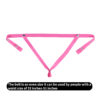 Diamond Flat Chastity Cage dimensions showing 33in, 51in