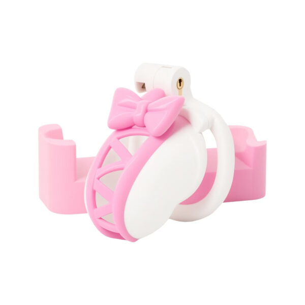 double-color-butterfly-knot-chastity-cage_4.jpg Double Color Butterfly Knot Chastity Cage