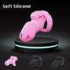Exclusive New Model Silicone Chastity Cage in alternate gallery view 5