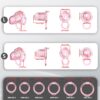 Extensible Silicone Chastity Cage With Vibration Plug in alternate gallery view 7