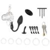 Extensible Silicone Chastity Cage With Vibration Plug in alternate gallery view 5
