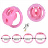 feminine-shell-resin-chastity-cage-with-optional-belt-06.jpg Pink standard cage with ring sizes