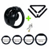 feminine-shell-resin-chastity-cage-with-optional-belt-10.jpg Black cage with matching three-way belt and four ring sizes
