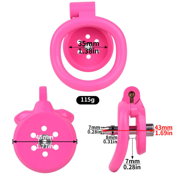 flat-chastity-prison-7.jpg Flat Chastity Prison Cage dimensions showing 7mm, 43mm, 1.69in