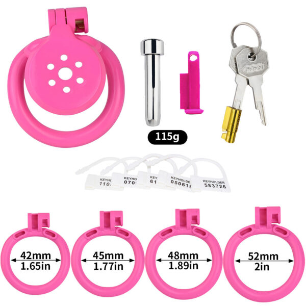 flat-chastity-prison-9.jpg Flat Chastity Prison Cage dimensions showing 42mm, 1.65in, 45mm