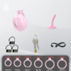 Flat Soft Chastity Cage with 6 Rings - 7