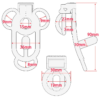 FUFU Clip Sissy Chastity Lock - 6