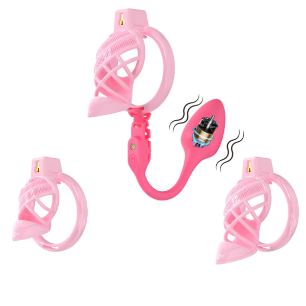 High Heel Cage with Electric Anal Plug in the main gallery view