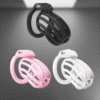 honeycomb-chastity-device-with-4-ring-11.png Lockable Honeycomb Chastity Device With 4 Rings in the main gallery view