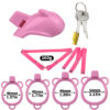 Little Devil Chastity Lock dimensions showing 40mm, 1.57in, 45mm
