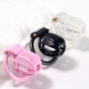 Mini Honeycomb Chastity Device With 4 Ring in the main gallery view
