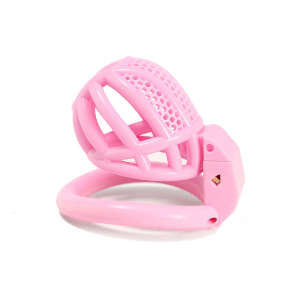 Mini Honeycomb Chastity Device With 4 Ring in alternate gallery view 4