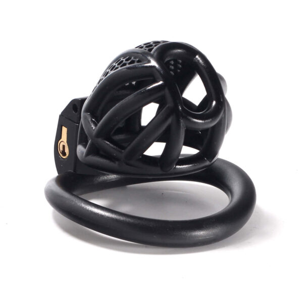 Mini Honeycomb Chastity Device With 4 Ring in alternate gallery view 6