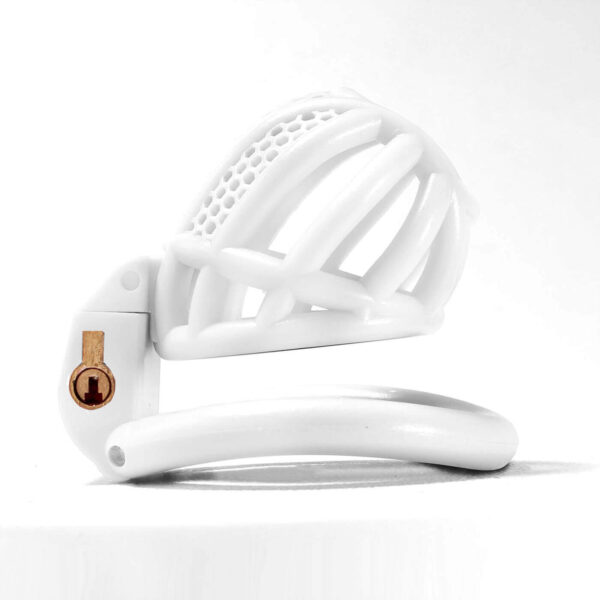 Mini Honeycomb Chastity Device With 4 Ring in alternate gallery view 9