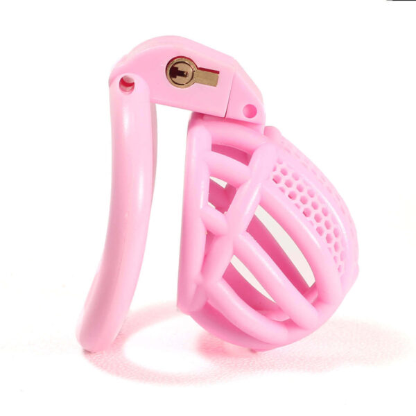 Mini Honeycomb Chastity Device With 4 Ring in alternate gallery view 2