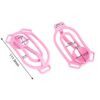 Pink resin MTF clit clip and optional belt, gallery image 3