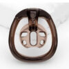 Negative Tortoise Shell Chastity Cage