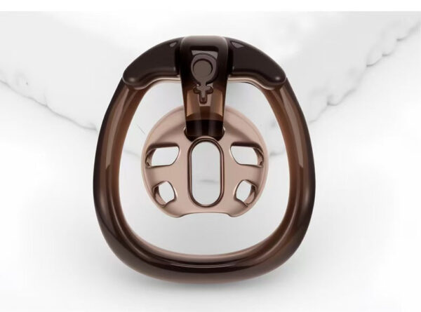 Negative Tortoise Shell Chastity Cage