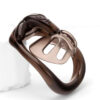 Negative Tortoise Shell Chastity Cage