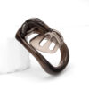 Negative Tortoise Shell Chastity Cage