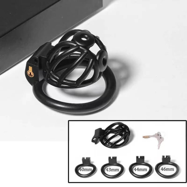 3D Printing Chastity Cage With 4 Rings in alternate gallery view 3