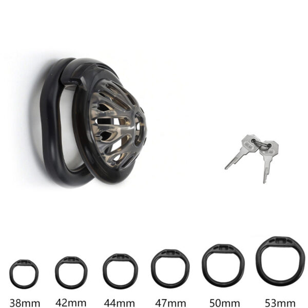 Black Generation 2 openwork cage with six base rings