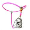 pink-chastity-belt-23-inches-to-43-inches-waistline-1.jpg Pink Stainless Steel Chastity Belt, 23–43 in Waist, Stainless steel, product view