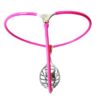 pink-chastity-belt-23-inches-to-43-inches-waistline-5.jpg Pink Stainless Steel Chastity Belt, 23–43 in Waist, Stainless steel, gallery view 4