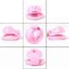 Pink Pussy Shaped Resin Chastity Cage in alternate gallery view 5